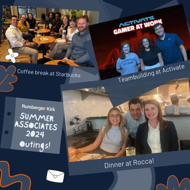 Happy Friday! Sharing just a few of our recent outings with our 2024 summer associates. #RKSummerAssociates #SummerAssociates #SummerFun @uflaw, @stetsonlawschool, @miamilawschool, @fiu_law, @alabamalaw